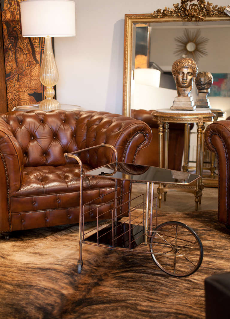 French Art Deco Bar Cart