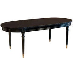 French Vintage Coffee Table In The Manner Of Jansen