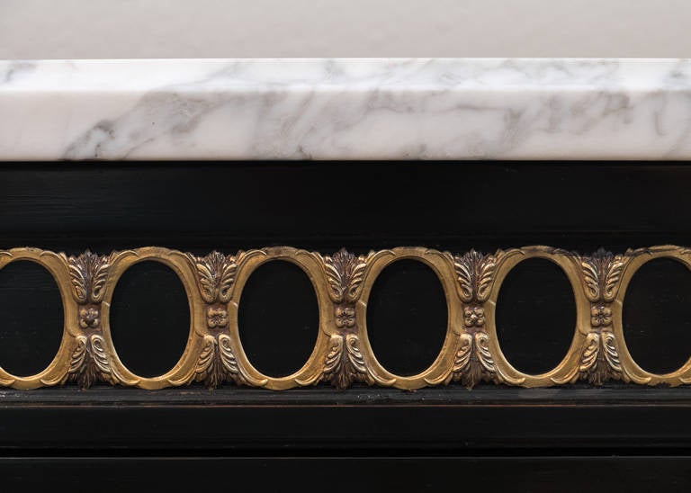 Grand Louis XVI Marble-Top Buffet 3