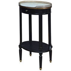 Fine French Louis XVI Bouillotte Side Table