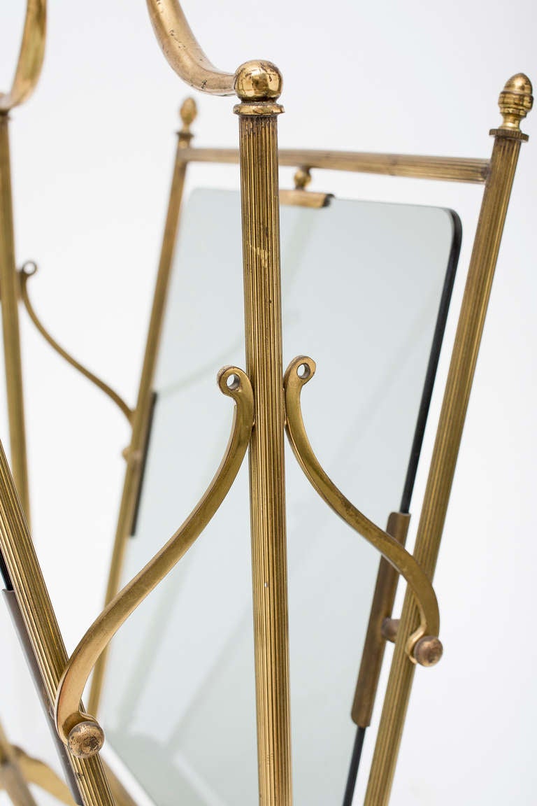 Maison Charles Gilt Brass Magazine Stand 2