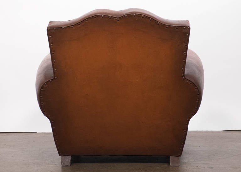 French Art Deco Perfect Pair of Club Chairs 2