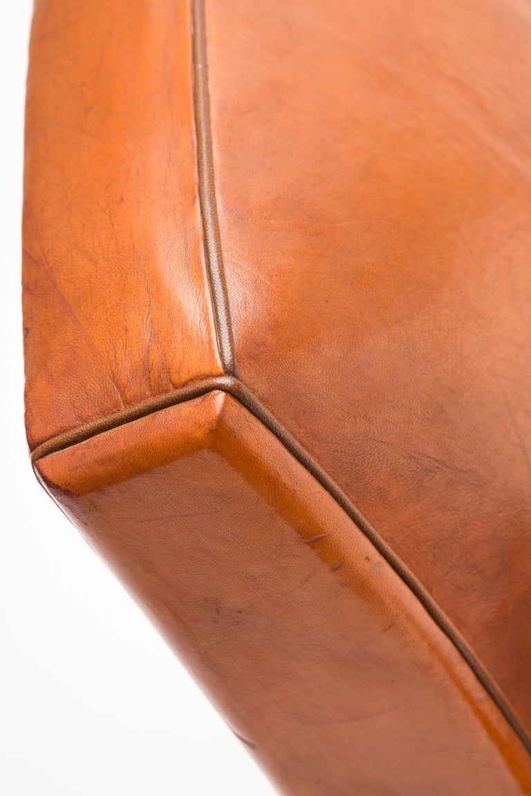 Art Deco Lambskin Leather Club Chair 2