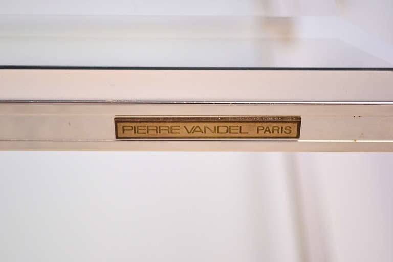 Pierre Vandel Lucite Coffee Table 1