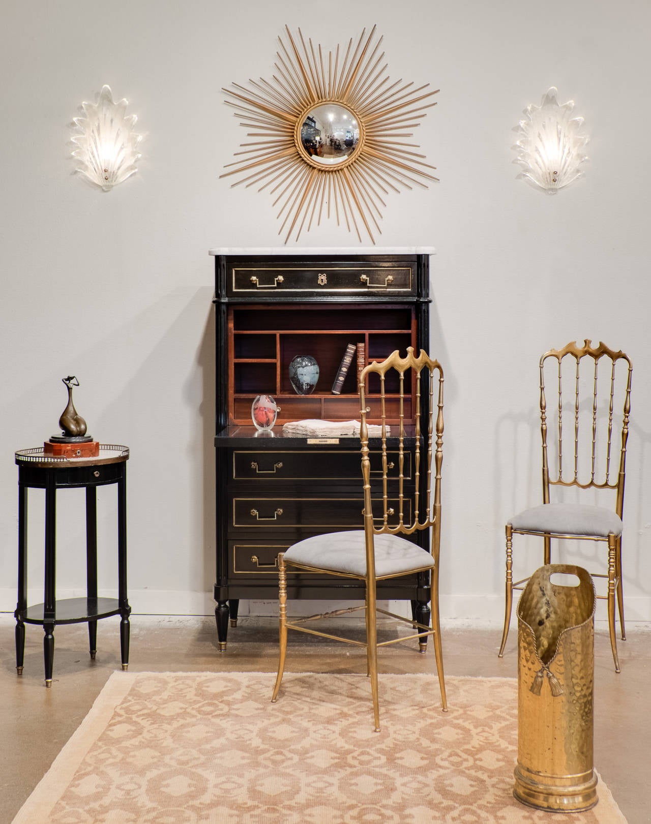 Fine French Louis XVI Bouillotte Side Table