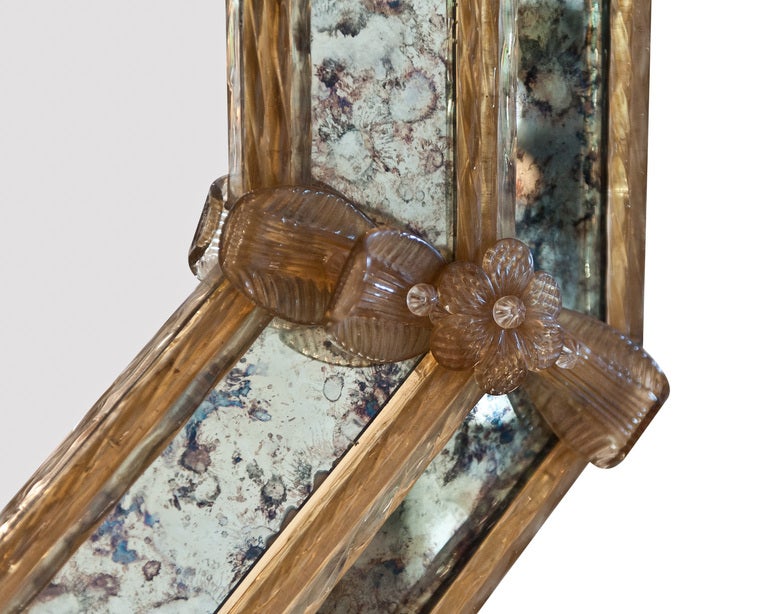 Octagonal Venetian Glass Mirror 1