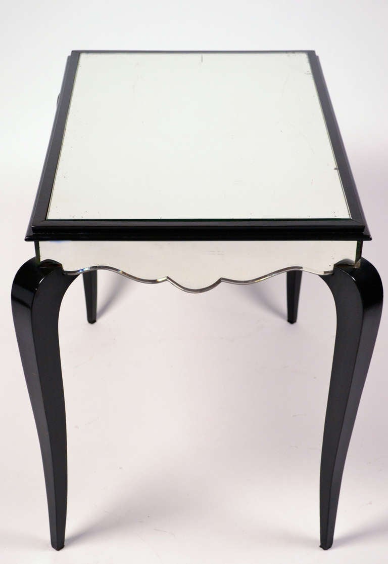 Mirror Art Deco Coffee Table in the Manner of Dominique