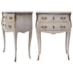 French Pair of Louis XV Side Tables
