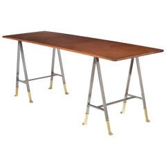 Viennese Leather-Top, Diamond Trader Table