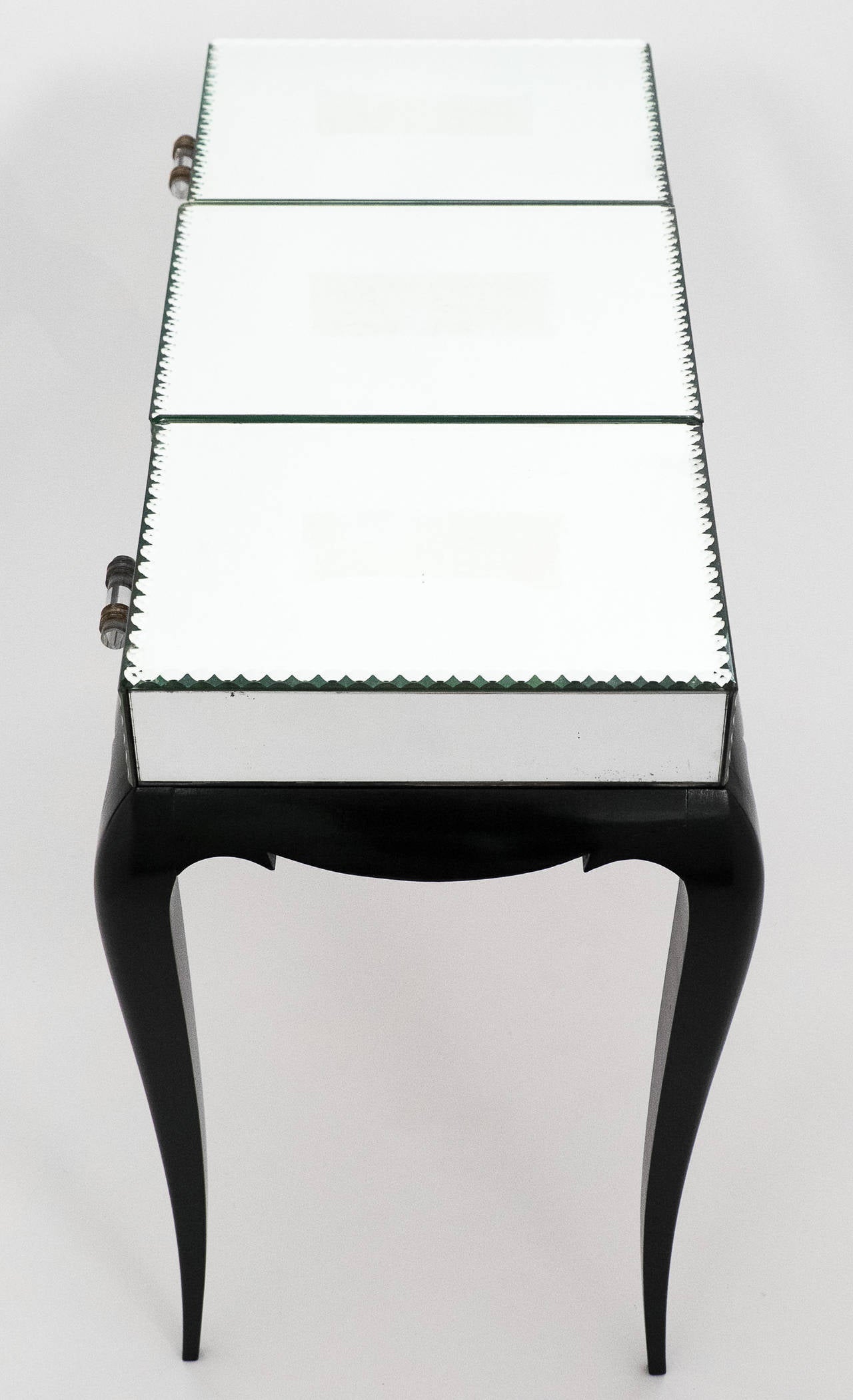 French Art Deco Mirrored Vanity Table 3