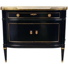 Louis XVI Ebonized Mahogany Buffet