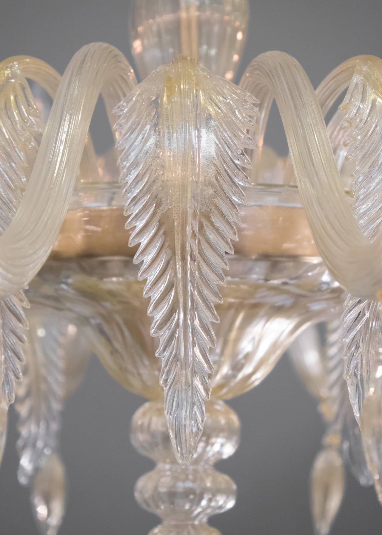Stupendo lampadario in vetro di Murano 