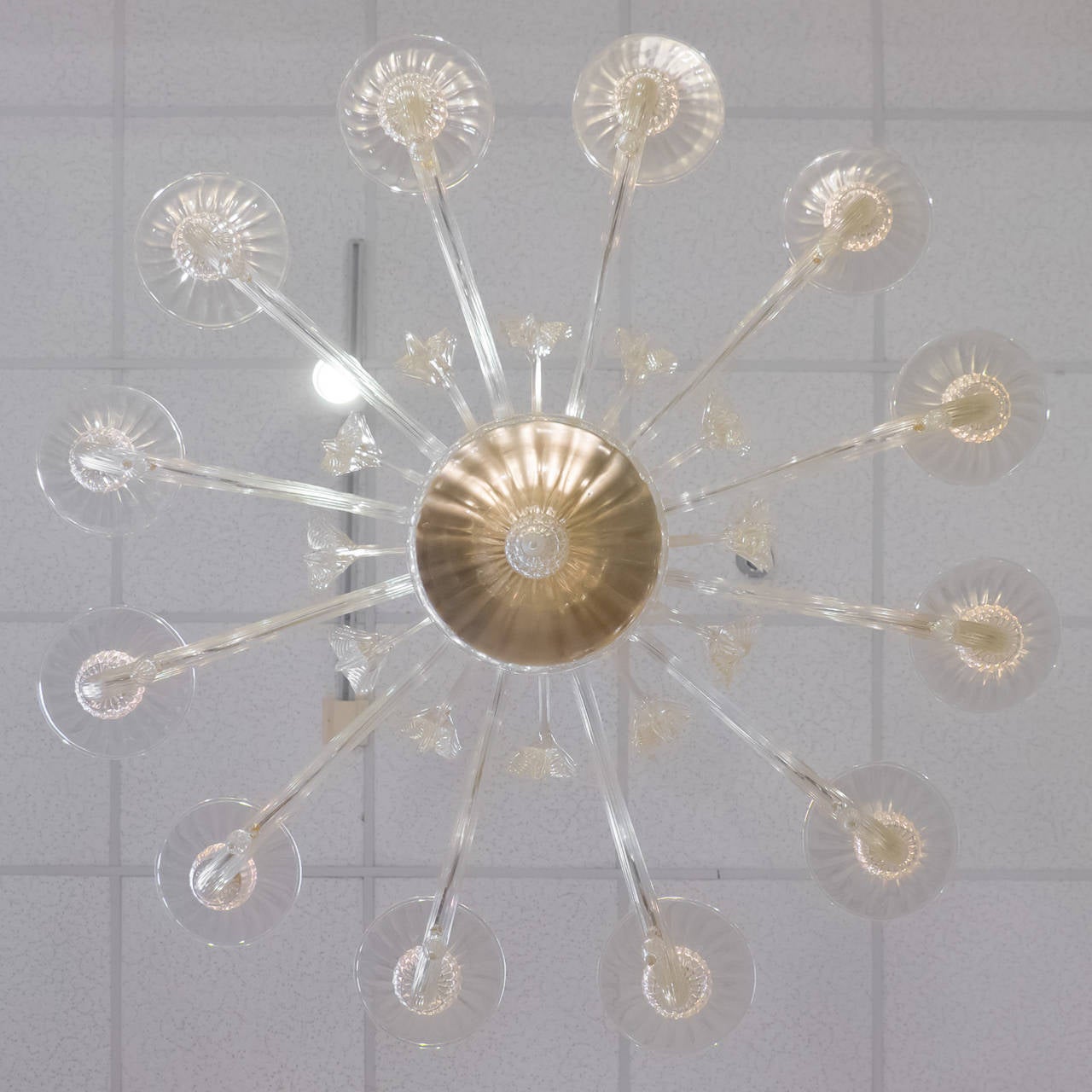 Stupendo lampadario in vetro di Murano 