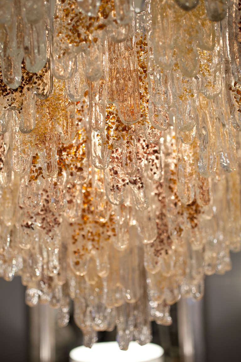 Murano Glass Chandelier by Fratelli Toso 2