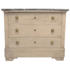 French Consulat Painted Chest of Drawers