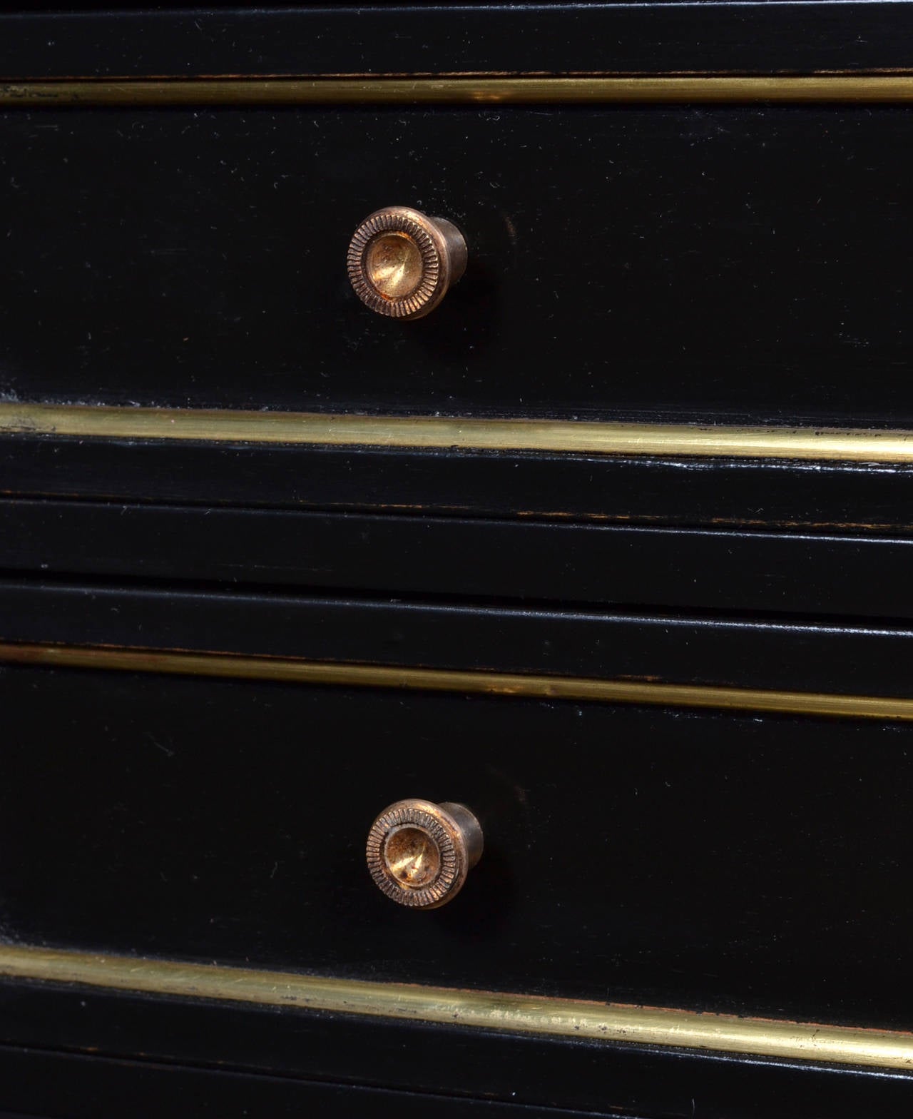 Louis XVI Ebonized Side or Console Table 3