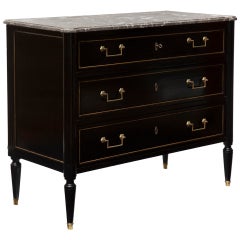 Louis XVI Marble Top Chest of Drawers