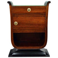 Art Deco Period Mahogany Side Table