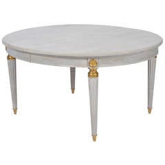 French Louis XVI Oval Dining Table