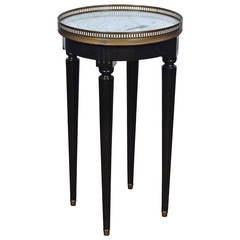 Louis XVI Marble-Top Bouillotte Table