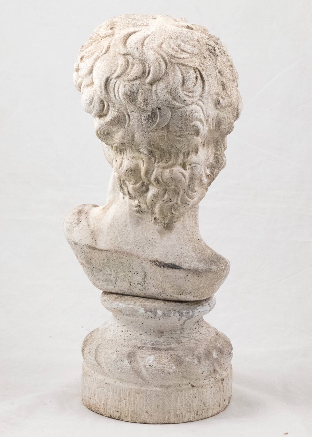 French Vintage Bust of David In Good Condition In Austin, TX