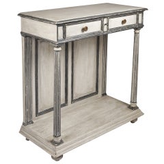 Neoclassical Hand Painted Console Table