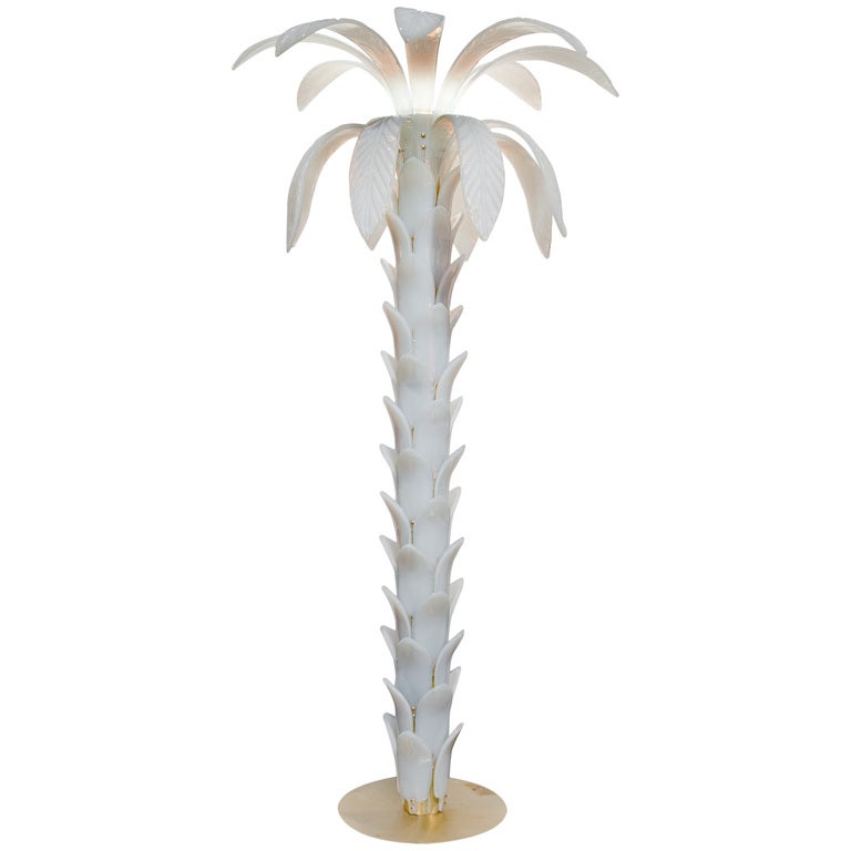 Murano Glass Palm Tree Floor Lamp by Mazzucato 2