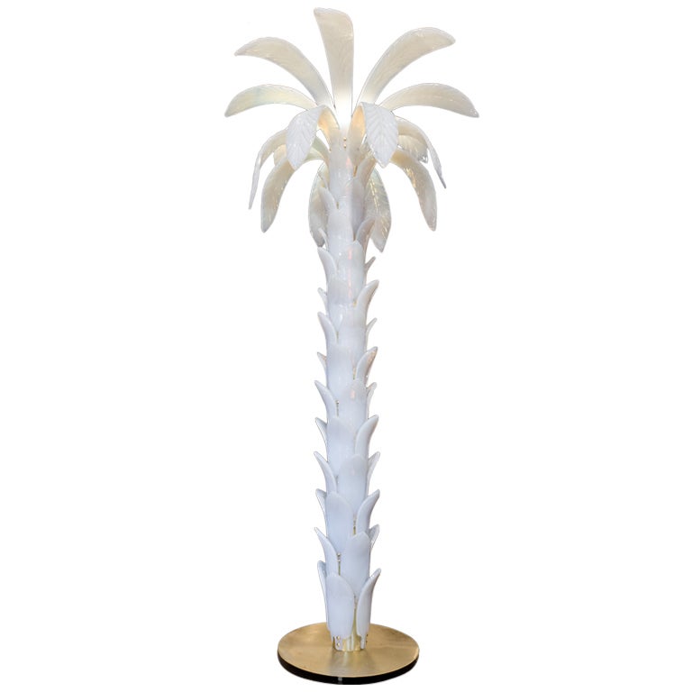 Murano Glass Palm Tree Floor Lamp by Mazzucato at 1stDibs glass palm