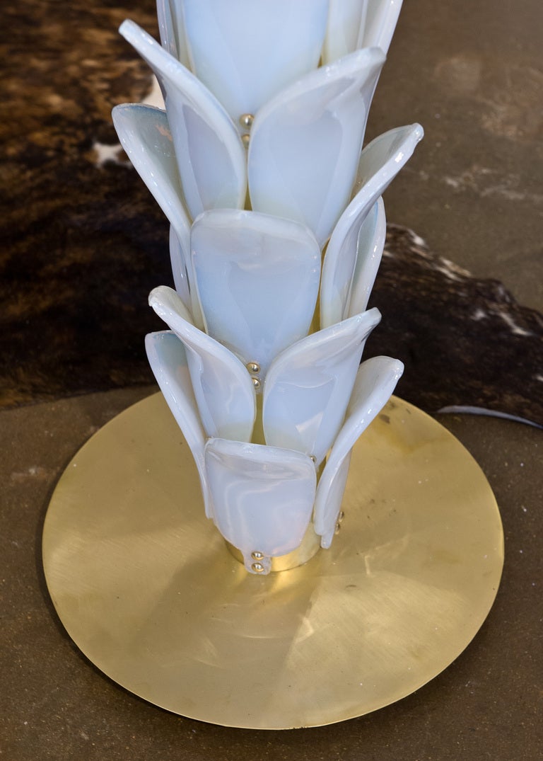 Murano Glass Palm Tree Floor Lamp by Mazzucato 1