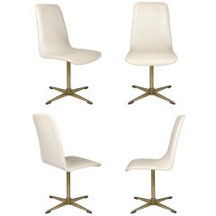 Set of 4 Modernist Vinyl Chairs