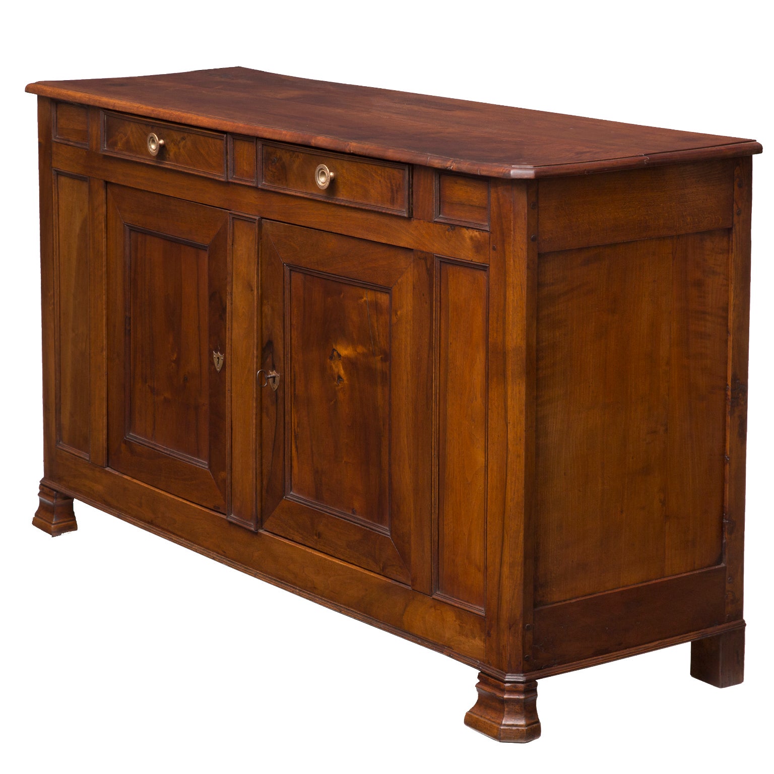 Louis Philippe Solid Walnut Buffet Enfilade