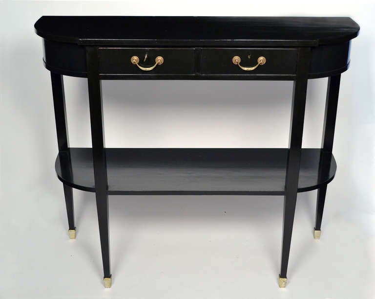 French Directoire Style Rosewood Console Table 5