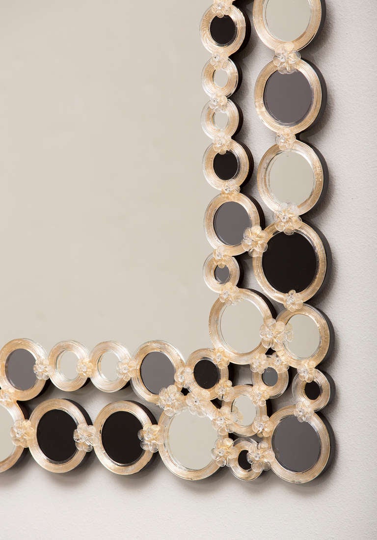 Italian Venetian Glass Wall Mirror