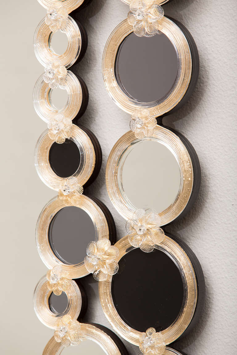 20th Century Venetian Glass Wall Mirror