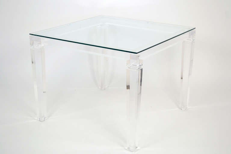 Table de jeu italienne en lucite 4