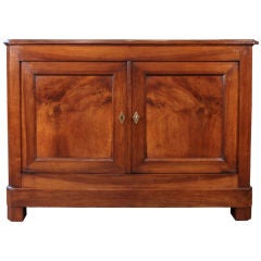 Antique French Restoration Period Walnut Doughbin Buffet