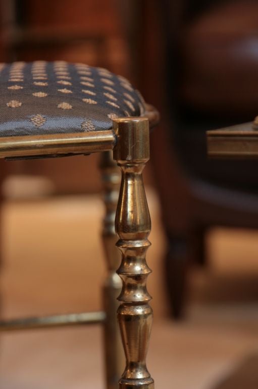 Antique Italian Bronze Chiavari Chair 1