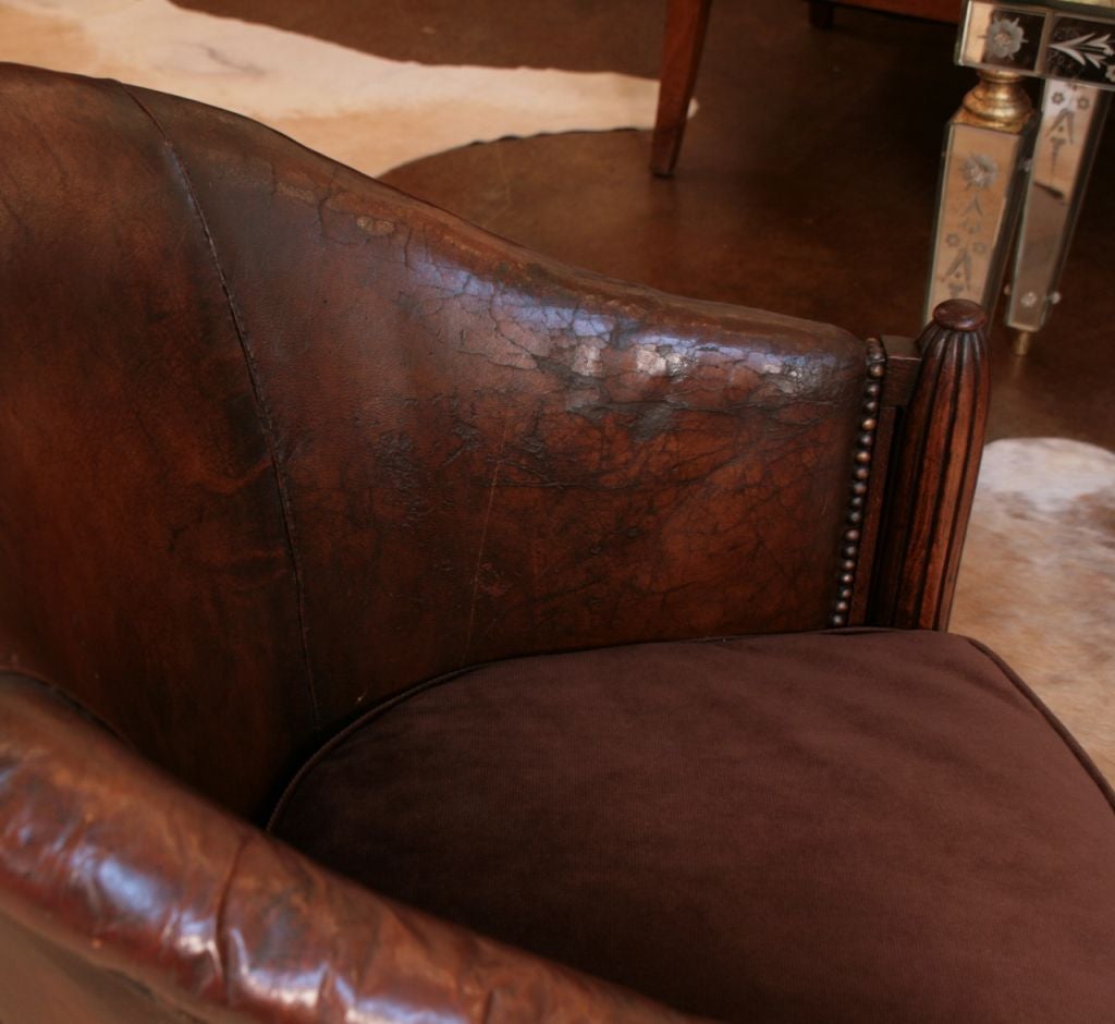 French Art Deco Period Club Chair 6