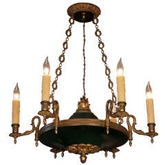 French Antique Empire Style Chandelier