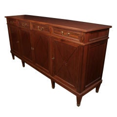 French Antique Louis XVI Style Mahogany Buffet