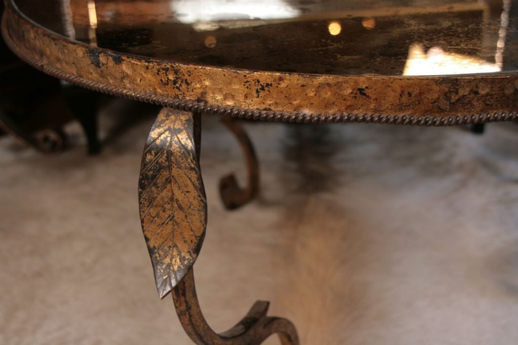 Spanish Art Deco Period Iron Coffee Table 1