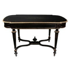 French Antique Napoleon III Period Writing Desk