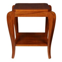 French Art Deco Period Rosewood Side Table