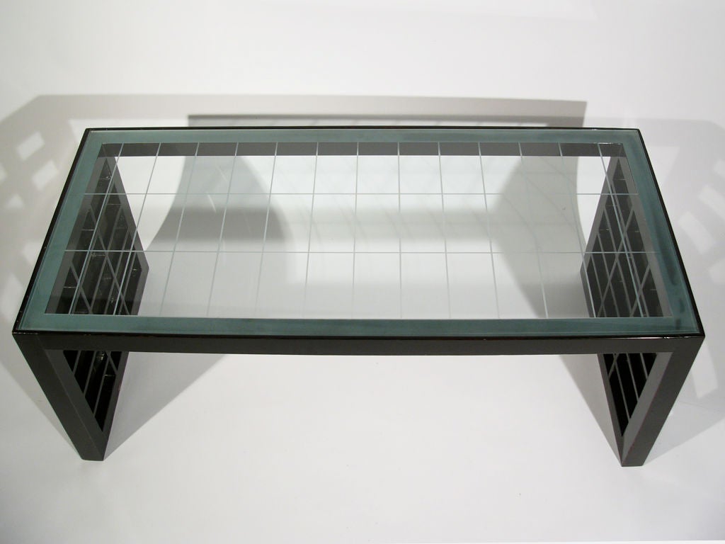ex- Collection Ed Hardy San Francisco.  This table came from the living room of Villa Sacchetti (designed by Melchiorre Bega) and illustrated in architect Marcello Piacentini's magazine 'Architettura' April 1939, p 239.