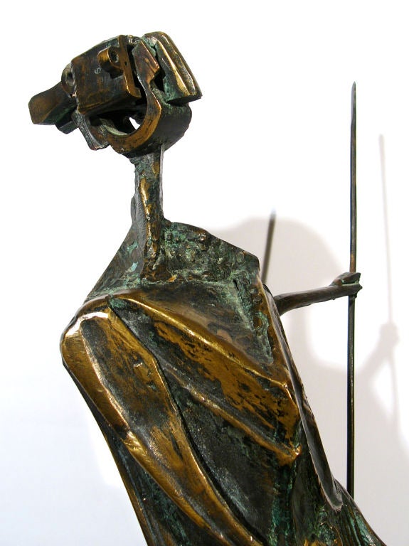 Bronze ITALIAN 70'S BRONZE SCULPTURE: Virgilio Bari, Studio Del Campo For Sale
