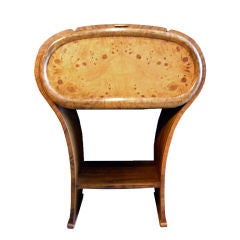 Italian Art Deco Burl Walnut Cabinet Or Bar Italian Art Deco Burl Walnut Cabinet Or Bar