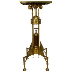 Exceptional American Aesthetic Movement Pedestal Stand