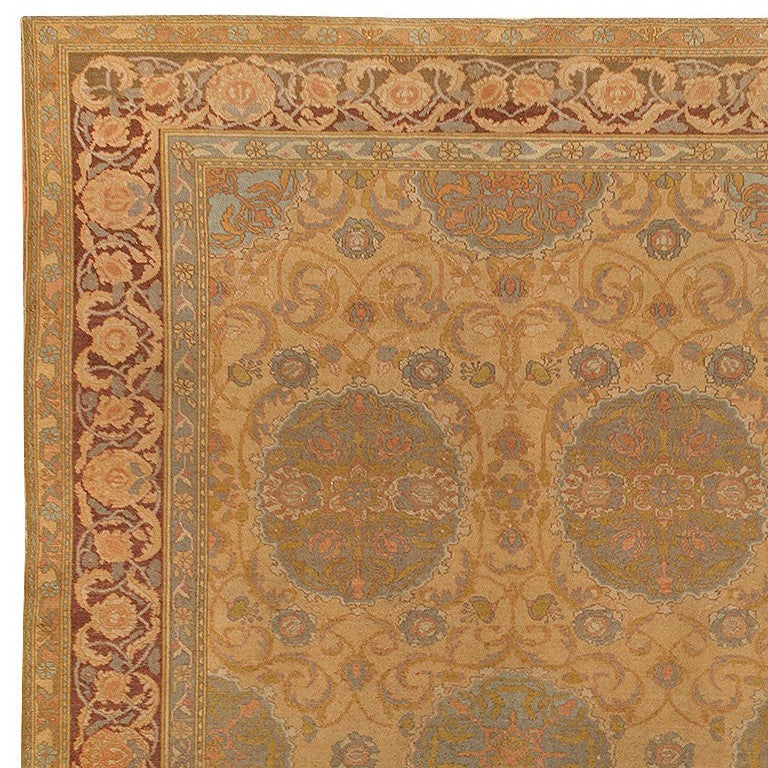 Tribal Antique Bezalel Rug from Israel