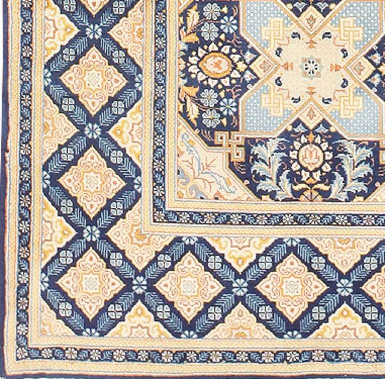 Pair of Antique Persian Kashan Carpets