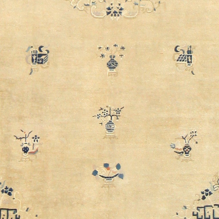 20th Century Elegant Antique Chinese Carpet